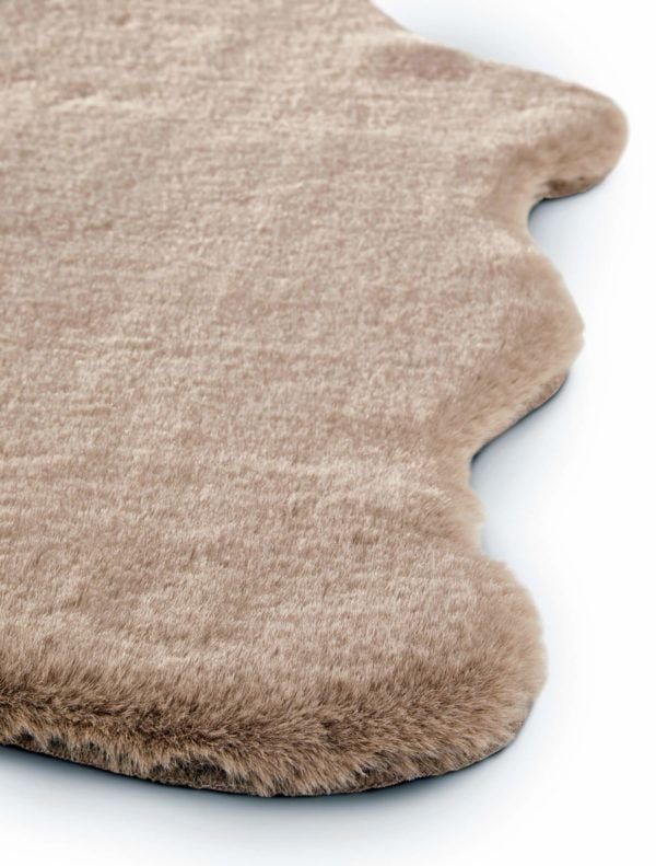 Covor din blana artificiala Rex Taupe