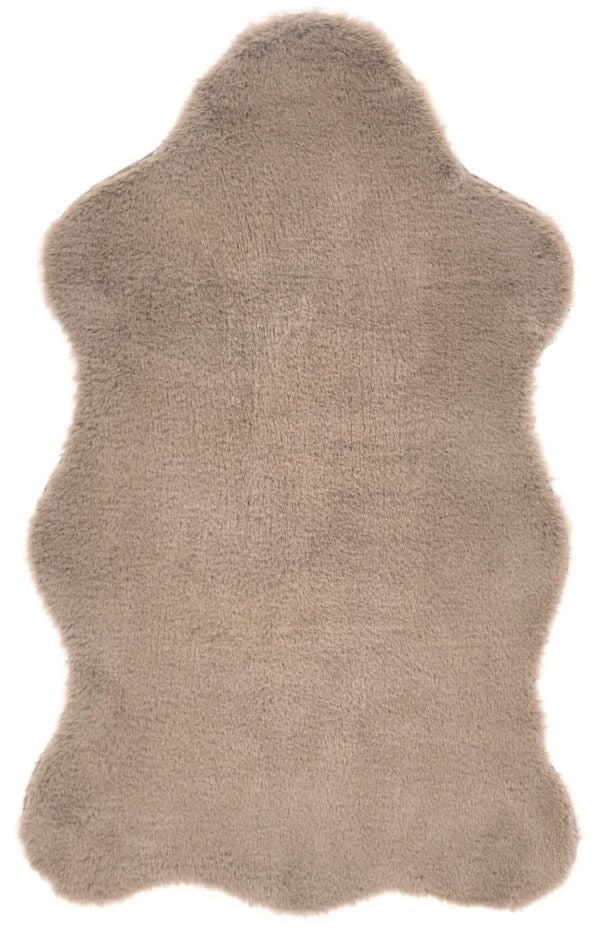 Covor din blana artificiala Rex Taupe