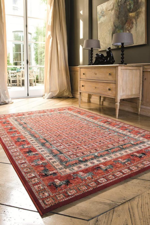 Covor lana naturala Kashqai 4301/300 Multicolor