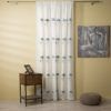 Perdea Capri 280cm, maro-turcoaz