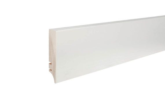 Plinta triplustratificat Barlinek alba P7C, 70 mm