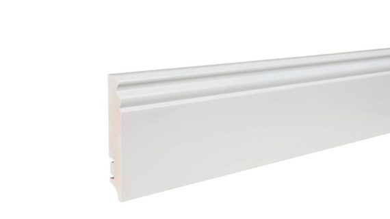 Plinta triplustratificat Barlinek alba P9H, 95 mm