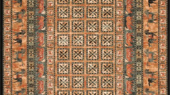 Covor lana naturala Kashqai 4301/500 Multicolor