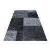 Covor Plus 8001 Negru, Negru/Gri