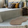 Covor din blana artificiala Cosy 500 Taupe 60x90 cm