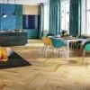 Parchet triplustratificat Barlinek Stejar Caramel Herringbone 130