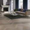 Parchet triplustratificat Barlinek Stejar Marzipan Muffin Herringbone 130