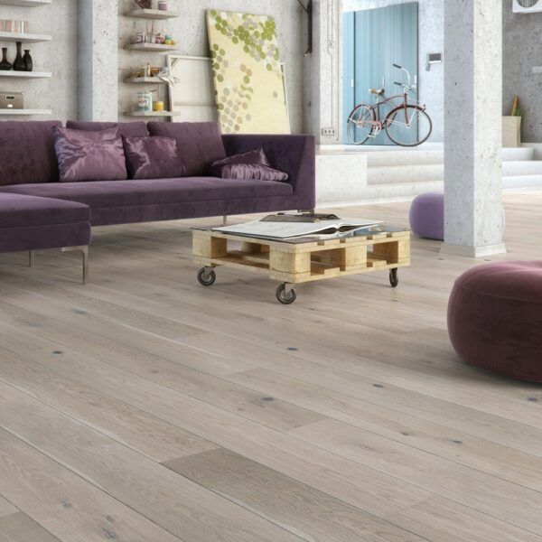 Parchet triplustratificat Barlinek Stejar Cappuccino Piccolo scurt