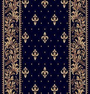 Traversa Bisericeasca 15033/810 Bleumarin fara vultur, latime 80 cm