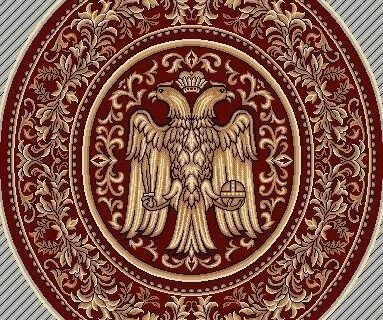 Covor Bisericesc 15032/210 Grena cu vultur D100 rotund