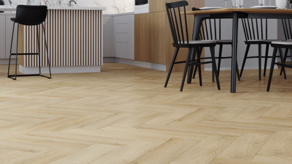 Pardoseala SPC Arbiton Amaron Herringbone CA 167 stejar Preston
