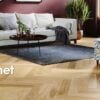 Parchet triplustratificat Barlinek Stejar Bright Herringbone 110