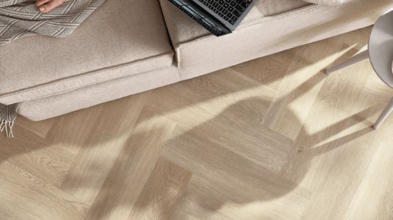 Pardoseala SPC Arbiton Amaron Herringbone CA187 Stejar Dearwood