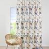 Draperie Proza 300 cm, negru-mustar