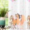 Draperie Spirit 140x245 cm, alb-roz