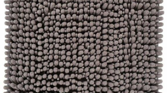 Covoras de baie Fluffy 700 Gri