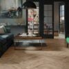 Parchet triplustratificat Barlinek Stejar Serene Herringbone 110