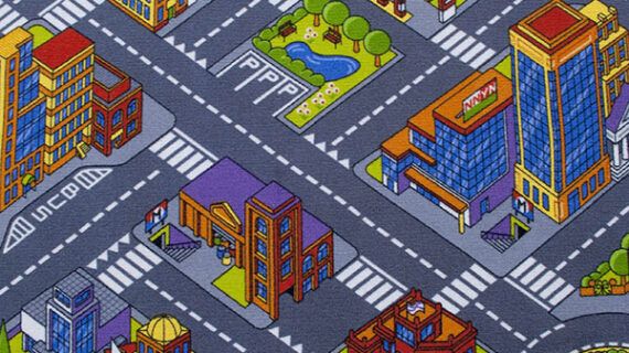 Mocheta Big City Multicolor 97 Psl 4M