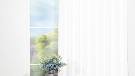 Draperie Janus 300 cm, alb