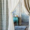 Draperie DelMar 280 cm, albastru