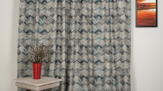 Draperie Utopia 280 cm, albastru