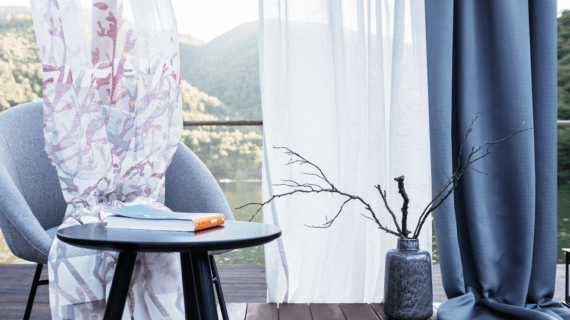 Draperie Cielo 280 cm, turcoaz