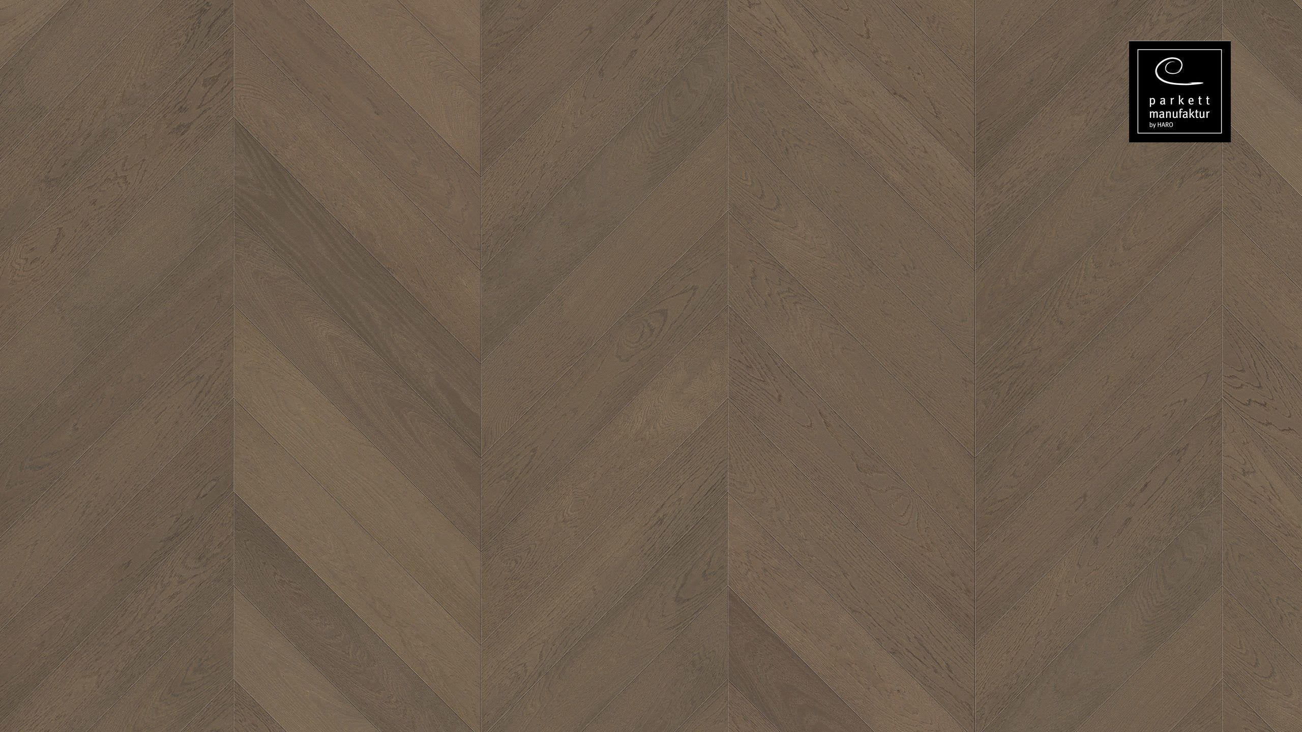 Parchet dublustratificat Chevron 4V stejar gri-grafit periat - 548518 - HARO manufactura