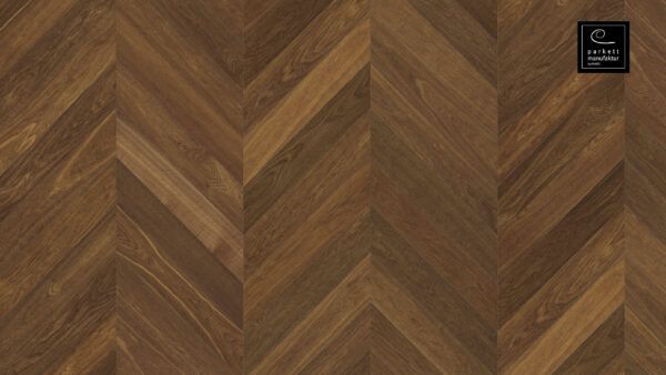 Parchet dublustratificat Chevron 4V stejar fumee periat - 548521 - HARO manufactura