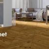 Parchet triplustratificat Barlinek Stejar Honey Chevron