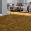 Parchet triplustratificat Barlinek Stejar Honey Chevron