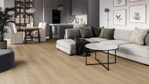 Pardoseala SPC Barlinek Large Line Stejar Flax 5+1mm