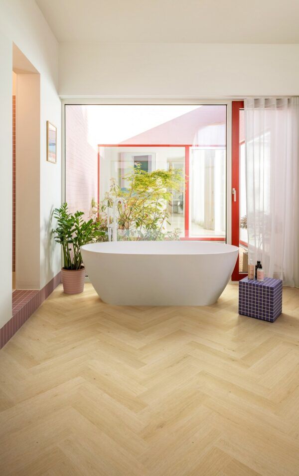 Parchet laminat Quick Step Impressive Design Herringbone 8 mm 8246 Stejar Ginger