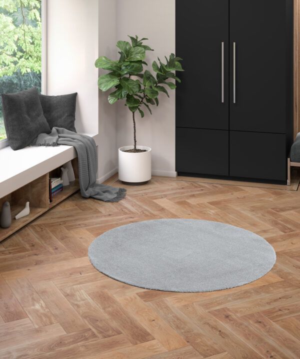 Covor Feel 71351/060 rotund Gri