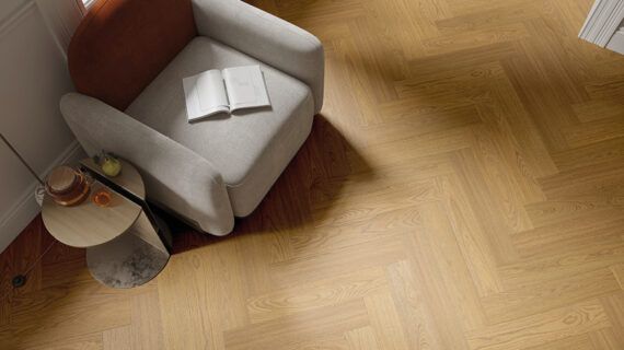 Pardoseala SPC Barlinek Large Herringbone Stejar Antic 5mm