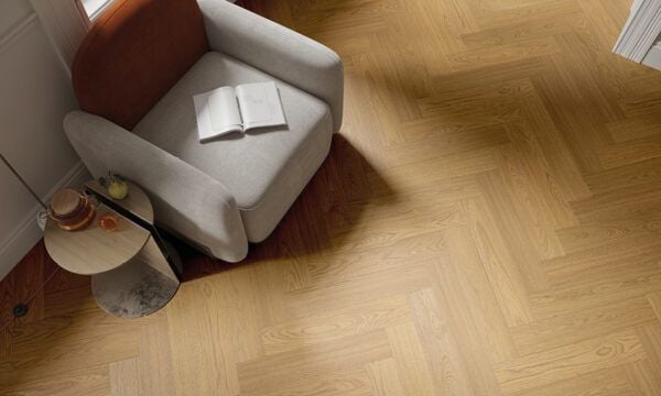 Pardoseala SPC Barlinek Large Herringbone Stejar Antic 5+1mm