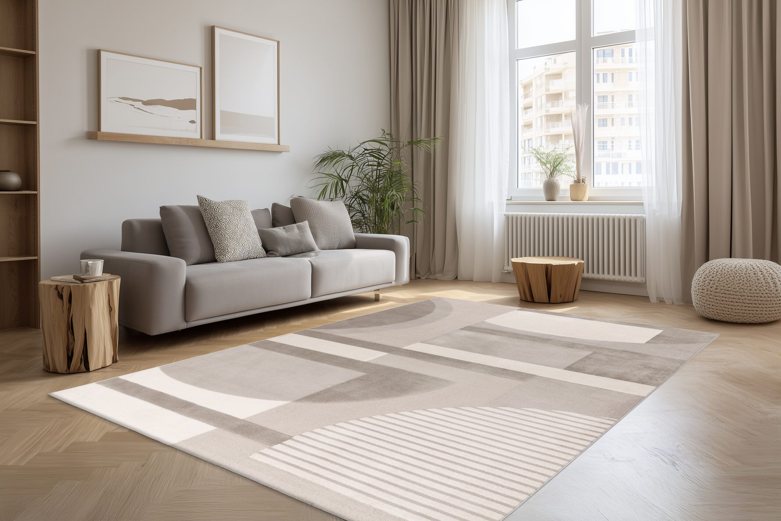 Covor Bergamo 701 Argintiu