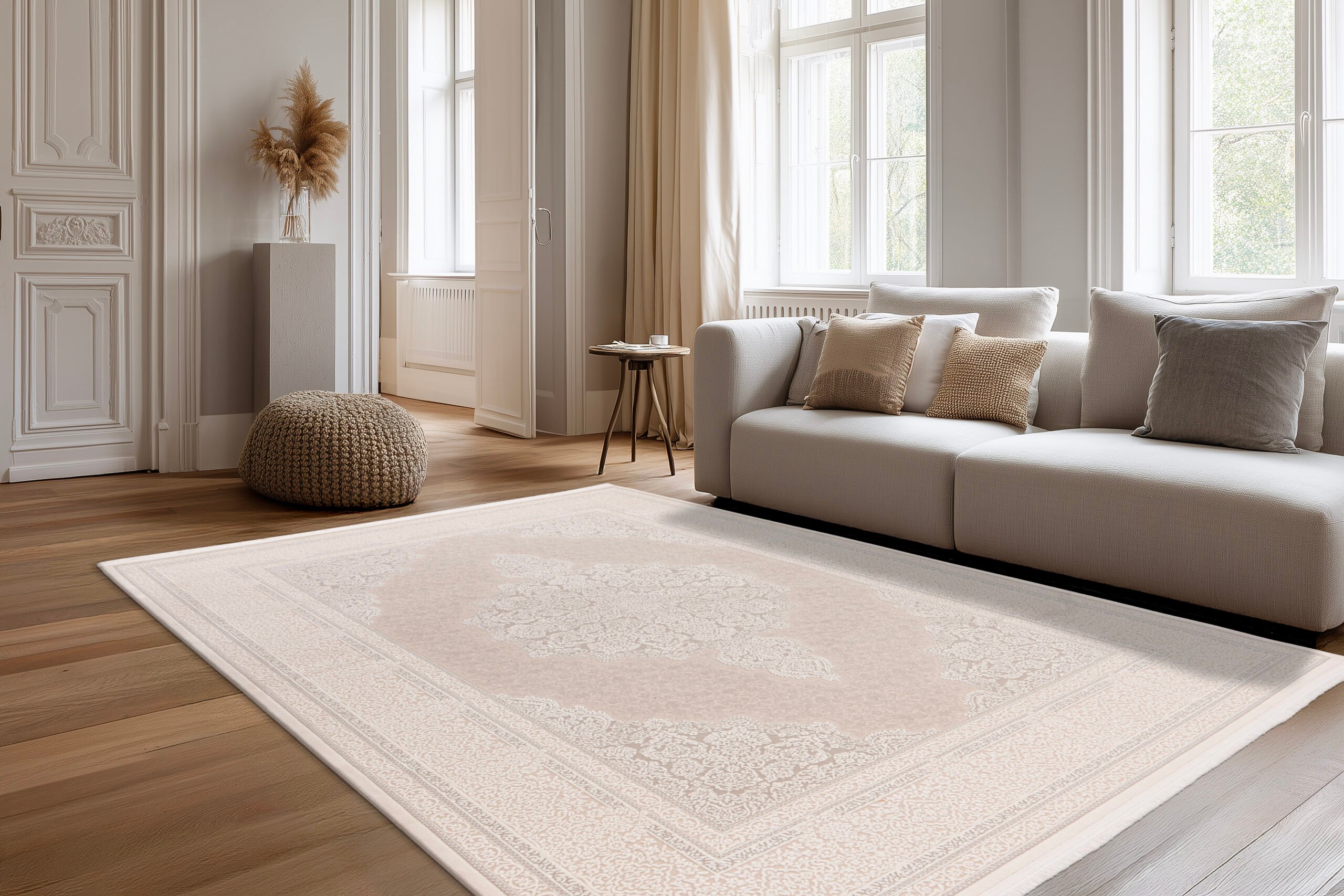 Covor Clairmont 901 Ivoar Argintiu