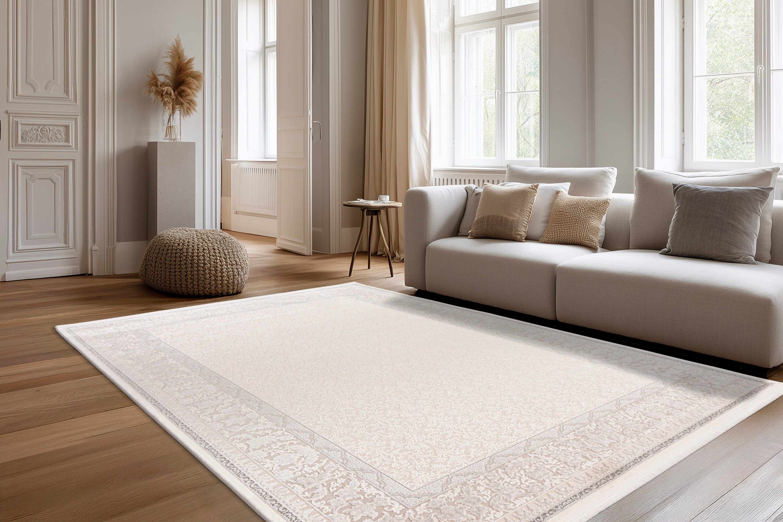 Covor Clairmont 902 Ivoar Argintiu