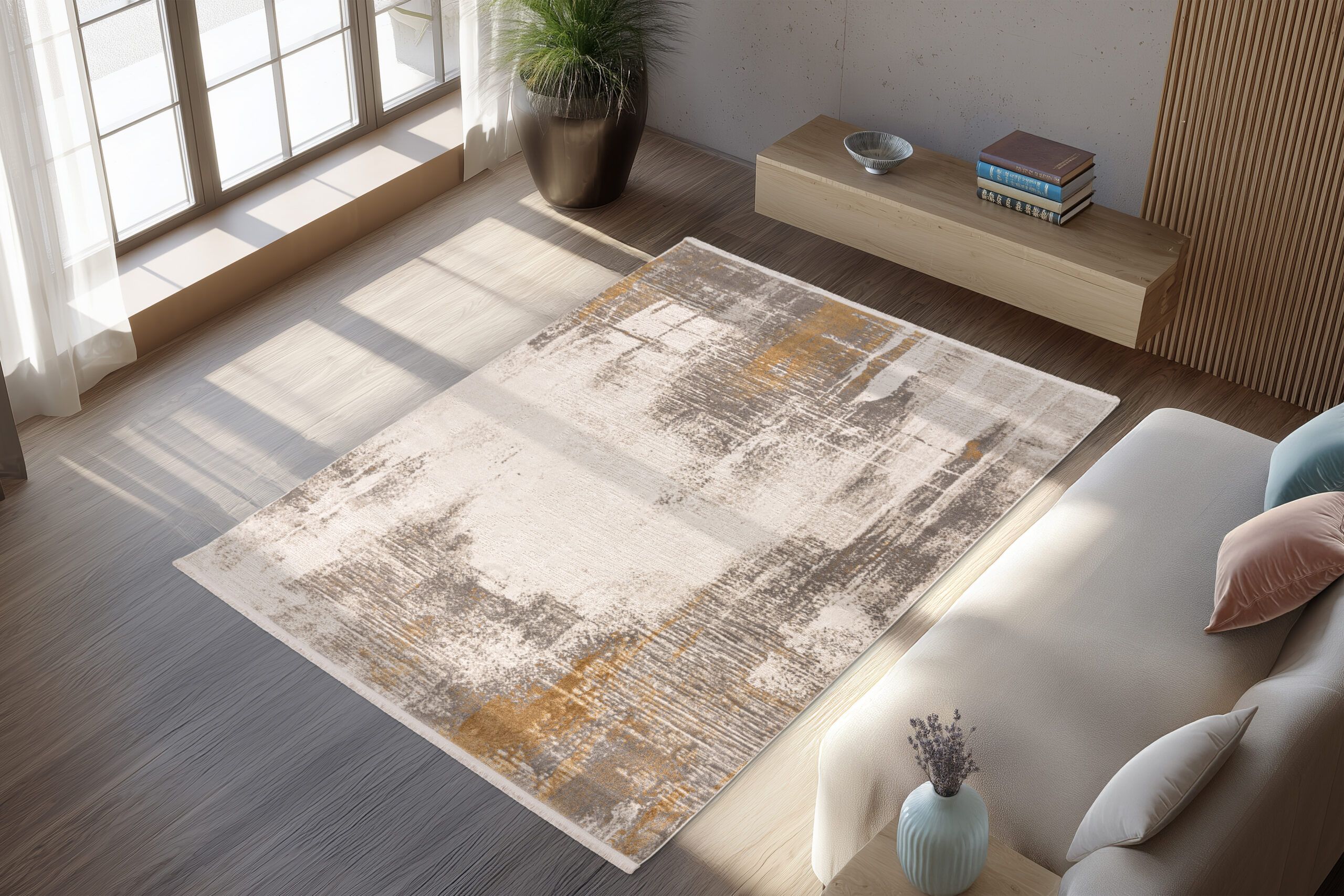 Covor Modena 601 Auriu