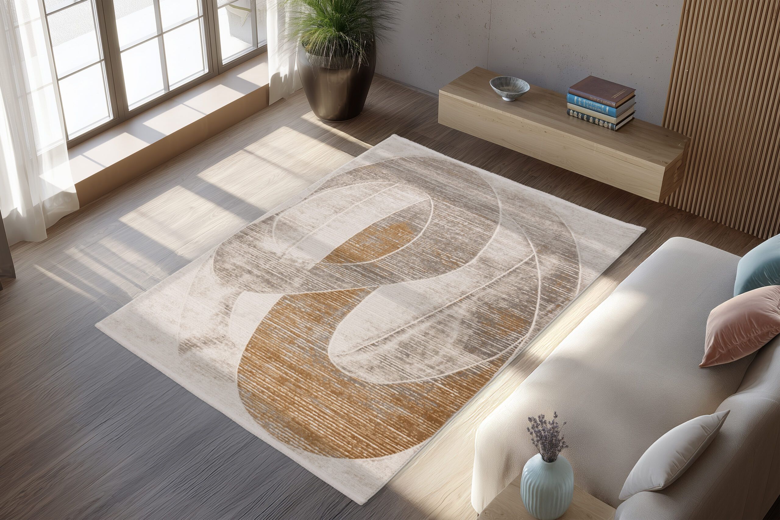 Covor Modena 602 Auriu