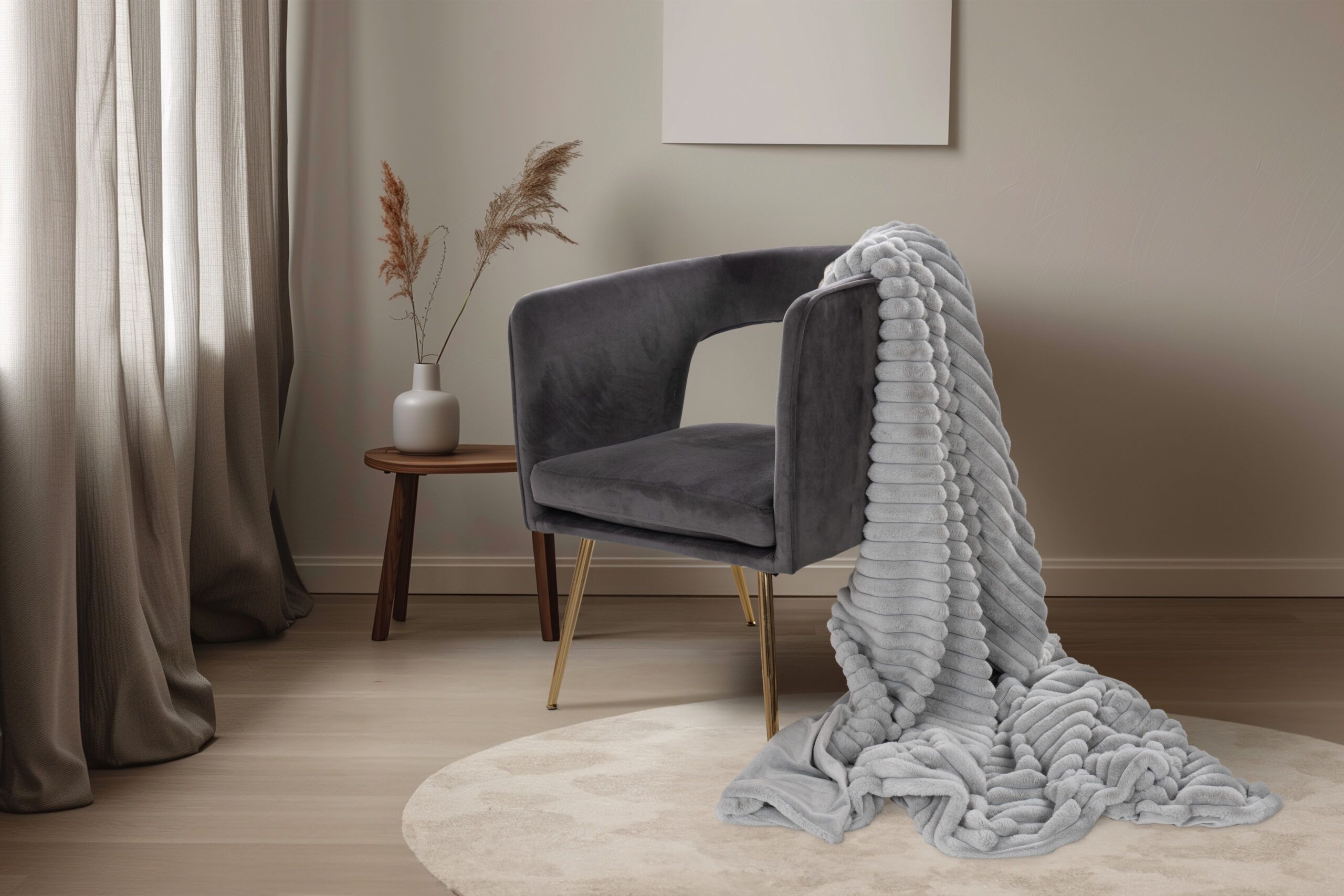 Patura Plush 500 Argintiu 150x200 cm