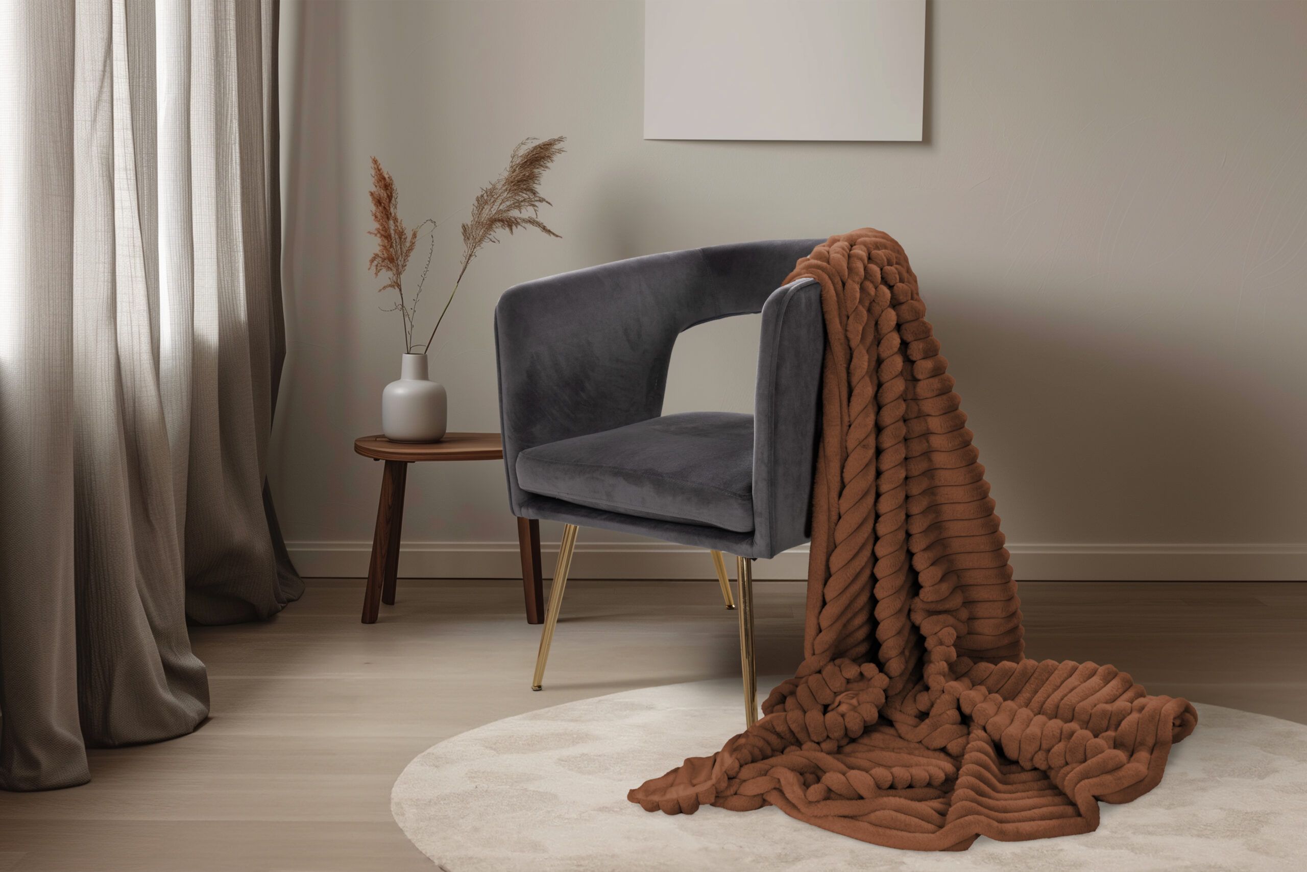 Patura Plush 500 Ciocolata 150x200 cm