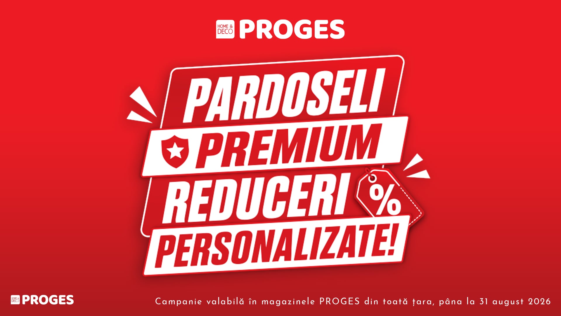 Proges Reduceri Personalizate Banner pop up