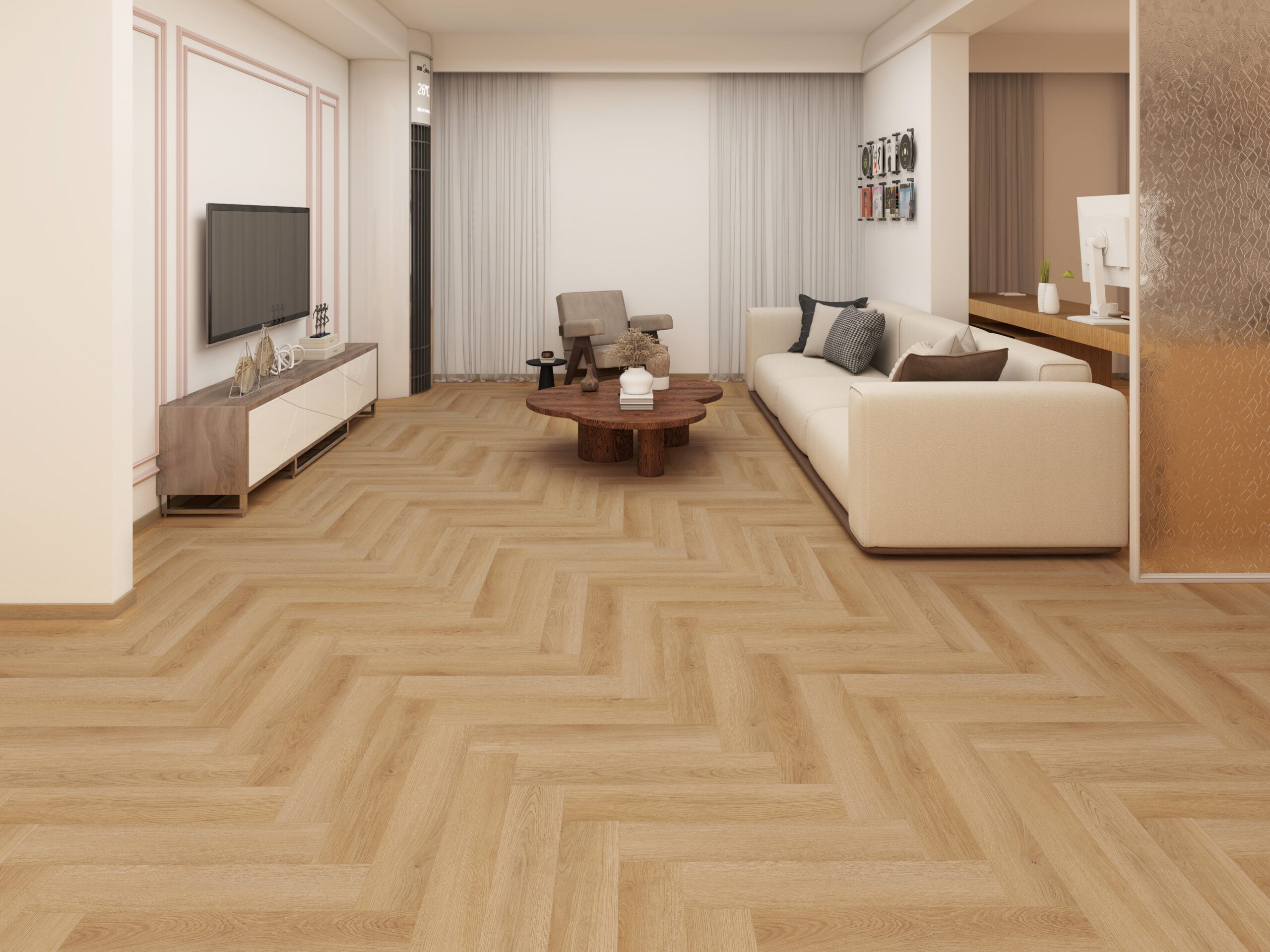 Pardoseala SPC Perfection Herringbone S864A3 5 + 1 mm